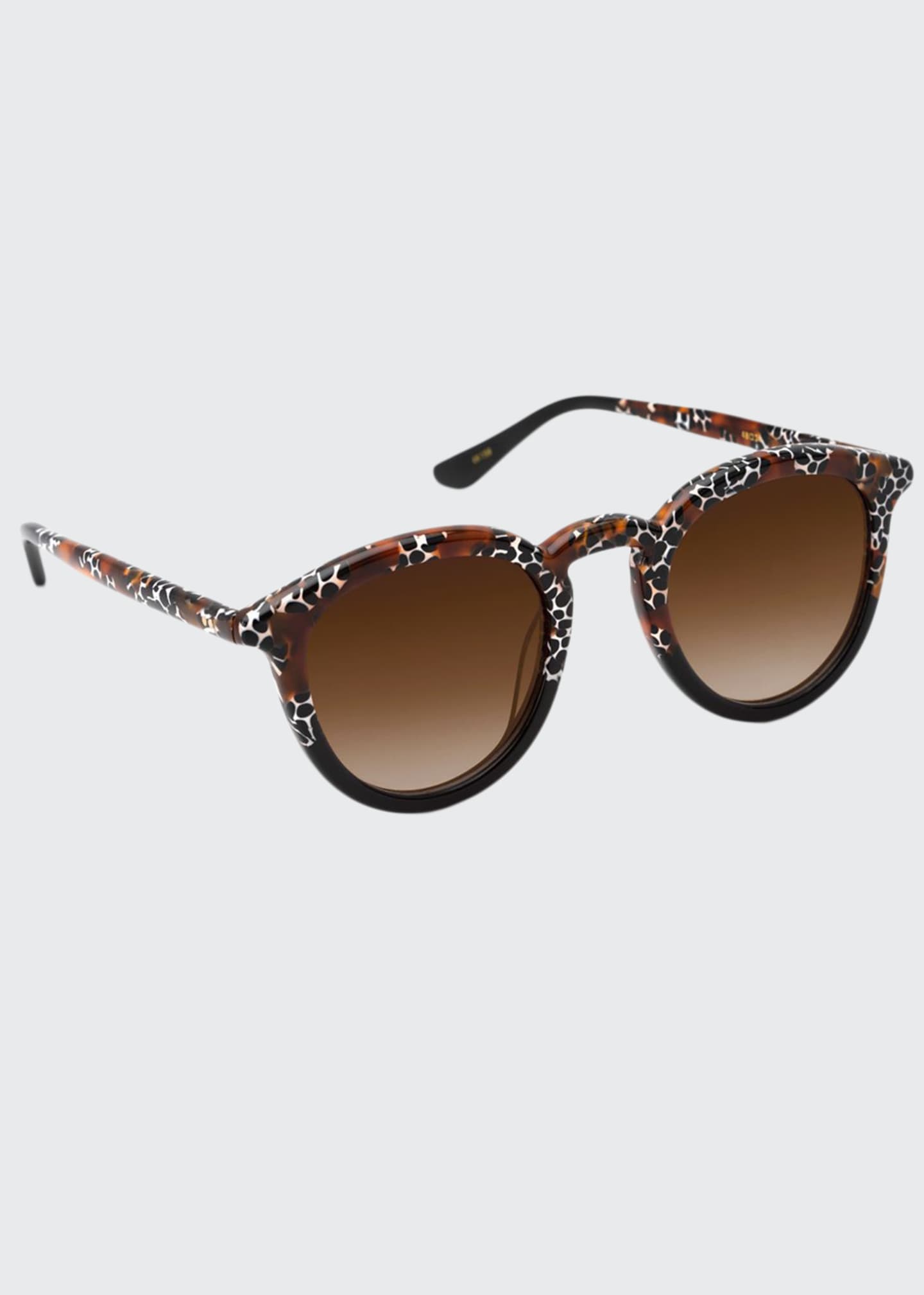 KREWE Collins Round Acetate Sunglasses Bergdorf Goodman