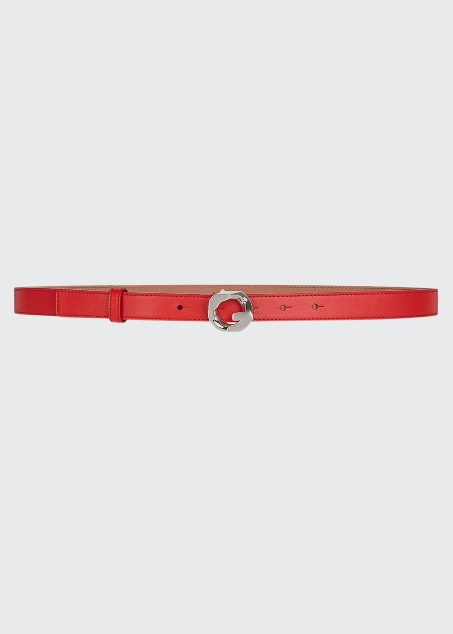 Givenchy G Chain 20mm Leather Belt - Bergdorf Goodman