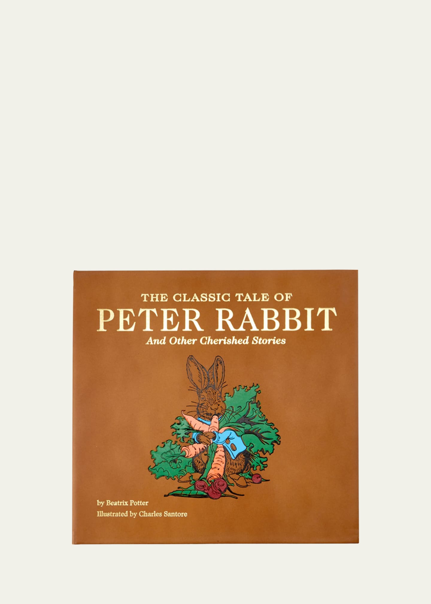 Graphic Image "The Classic Tale of Peter Rabbit" Book in Genuine Leather Image 1 of 2