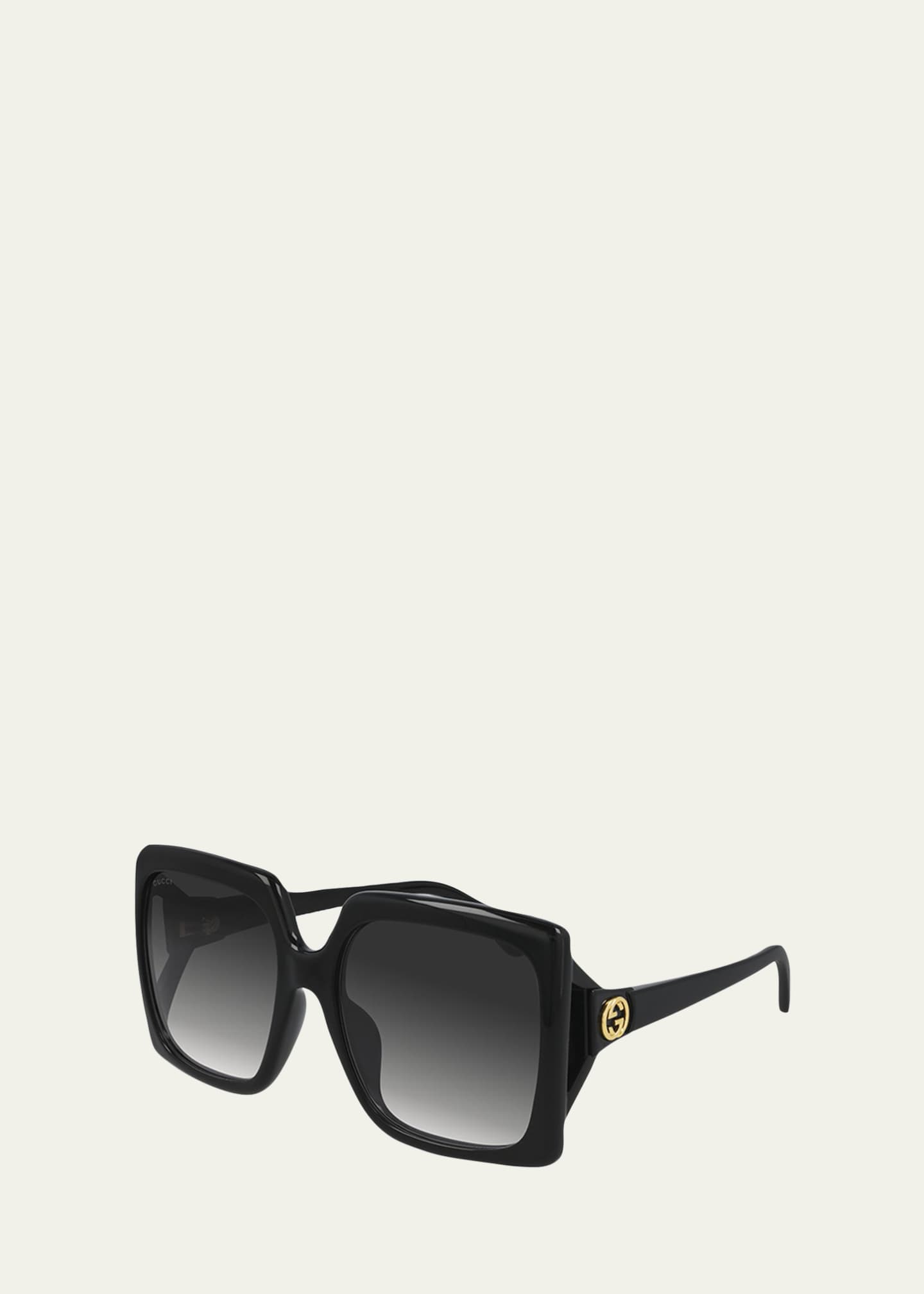 Gucci black oversized sunglasses deals