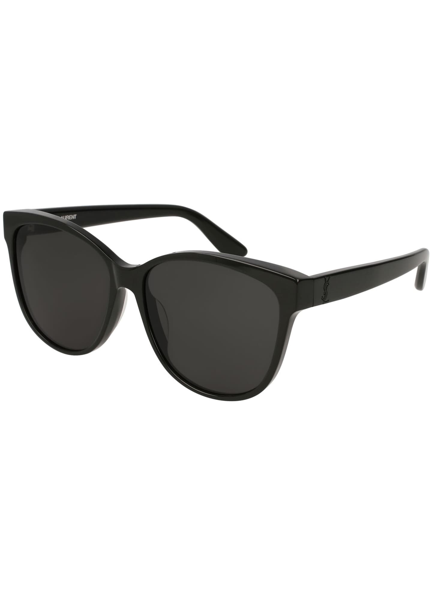 Saint Laurent Cat Eye Monochromatic Sunglasses Black Pattern