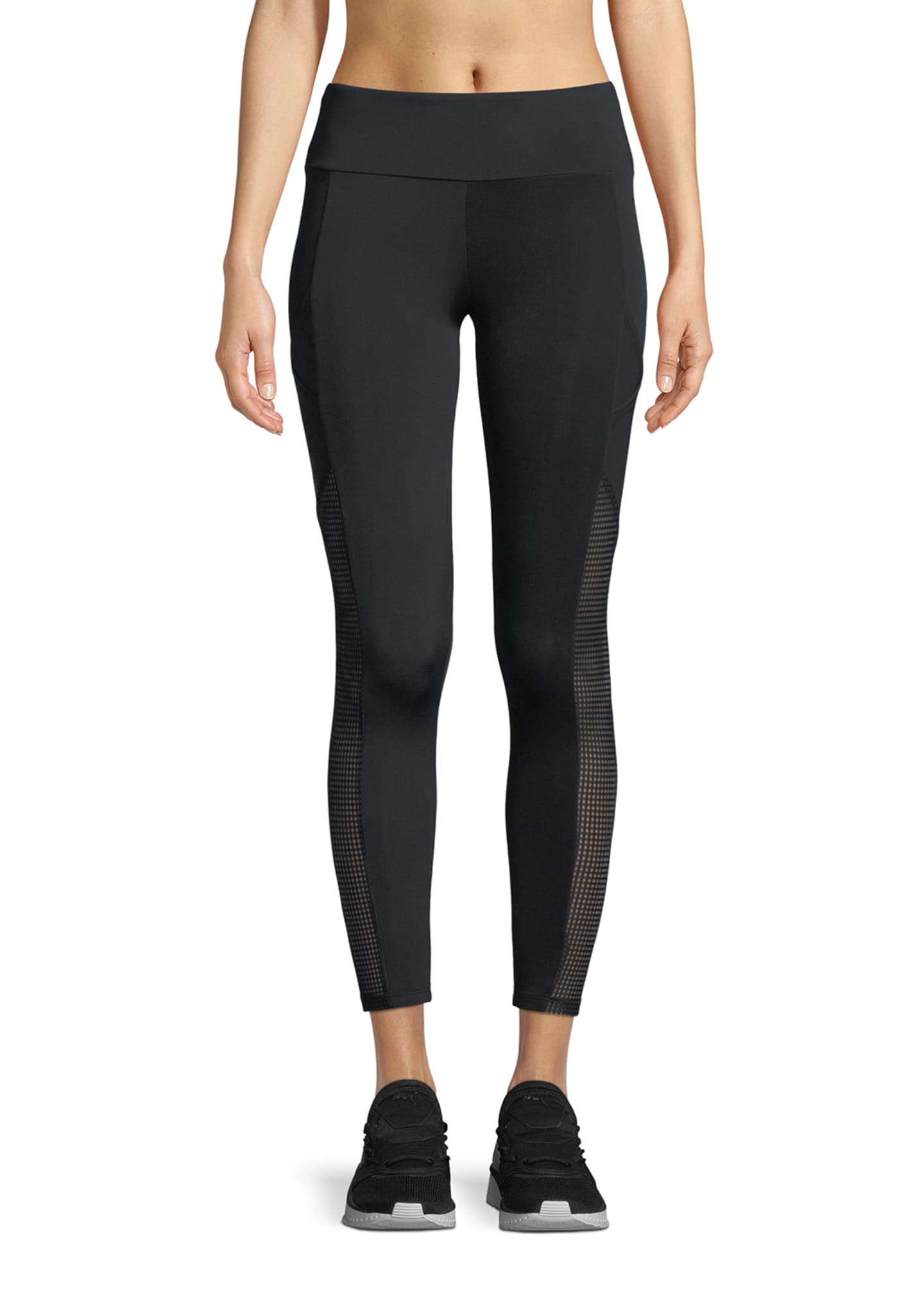 Lanston Rhys Mesh Cropped Pocket Leggings Bergdorf Goodman