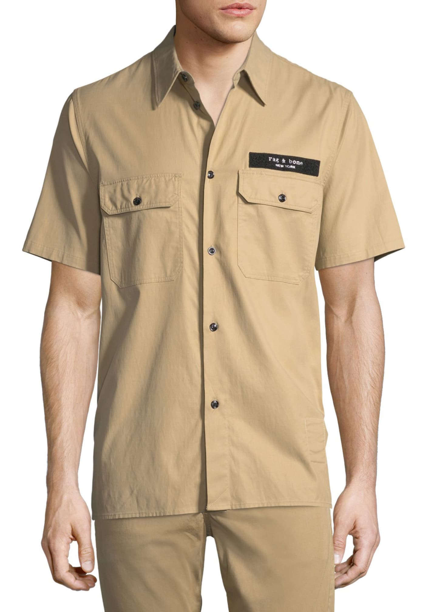 Rag Bone Men S Standard Issue Mechanic Casual Button Down Shirt