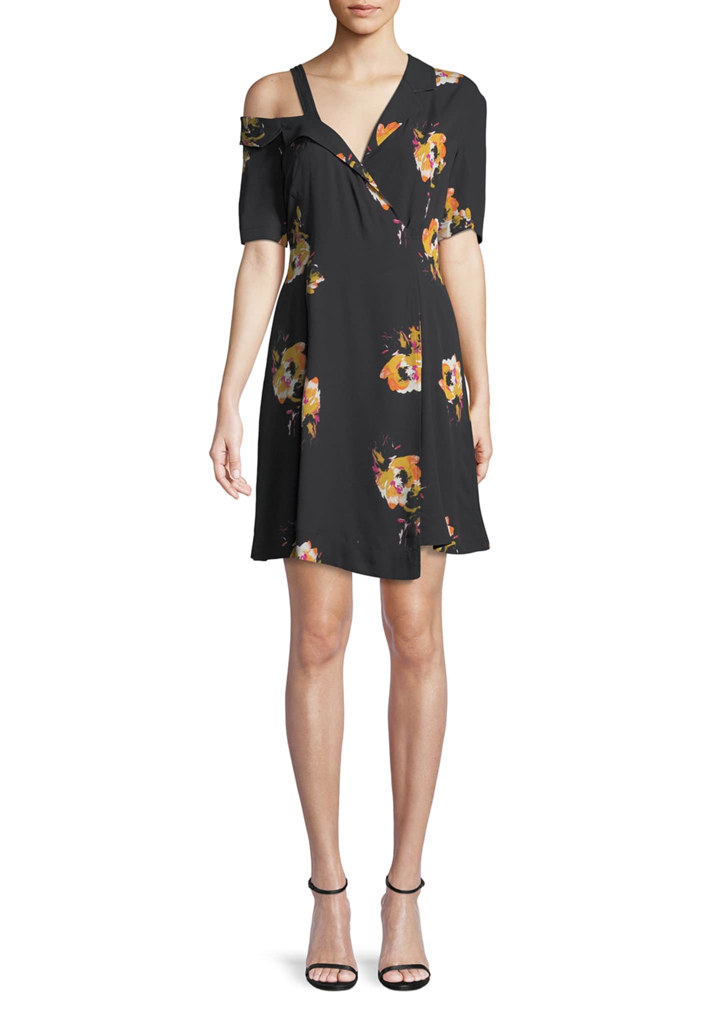alc one shoulder dress