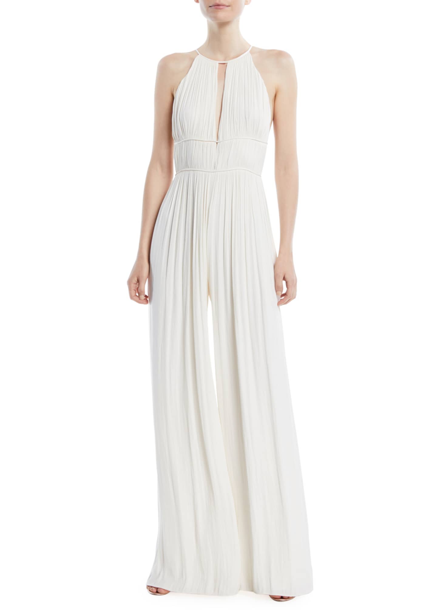 Halston heritage flowy jumpsuit 2025