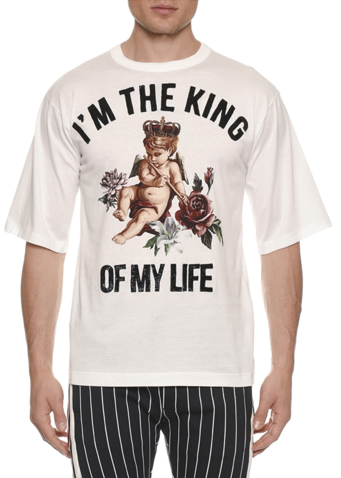 Dolce and gabbana king of my life t shirt best sale