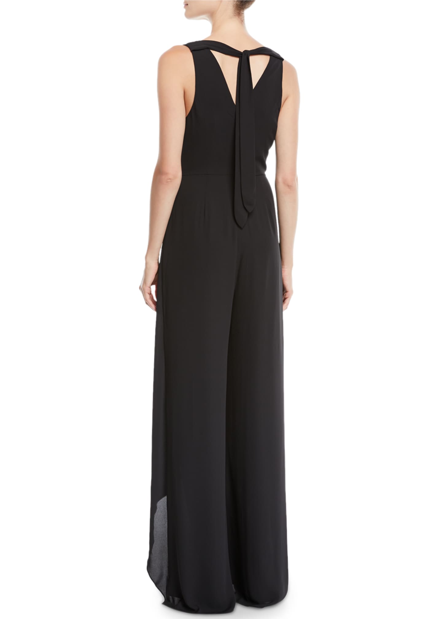 Halston heritage flowy jumpsuit sales