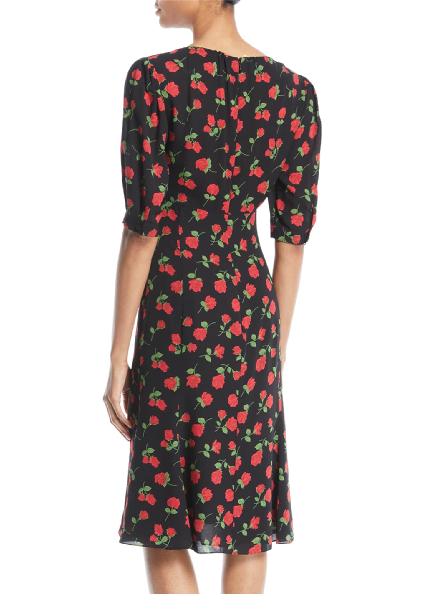 Michael kors top rose georgette dress