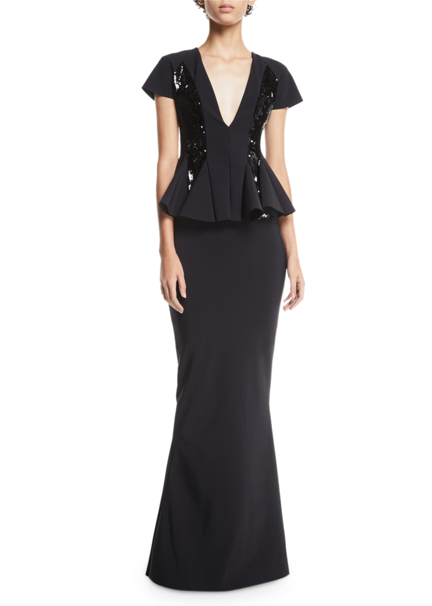 Petite peplum deals dress