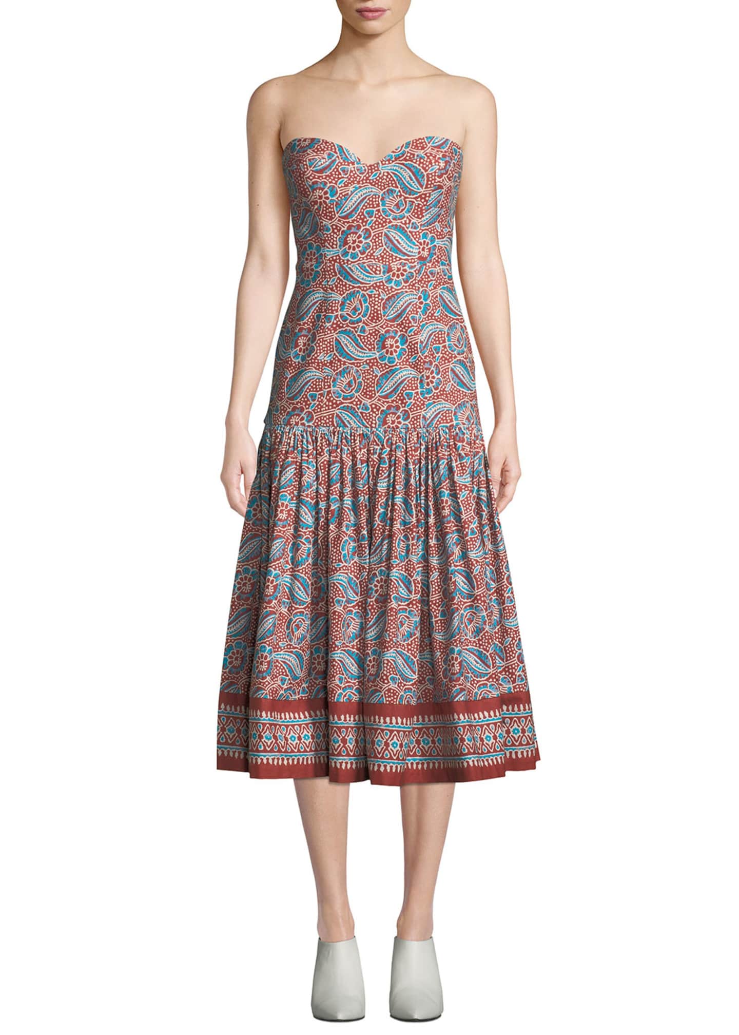 sweetheart midi dress