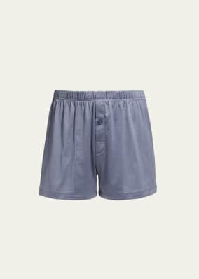 Men's Sporty Mercerized Cotton Boxers