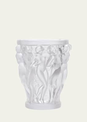 Bacchantes Small Clear Vase