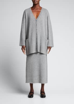 Cashmere Midi Skirt