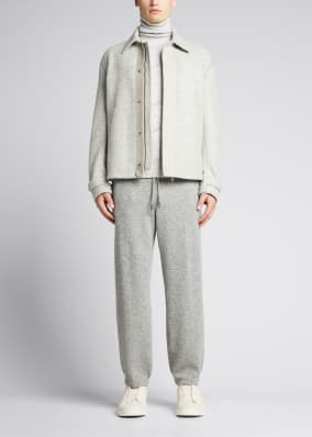 Men's Herringbone Blouson Jacket