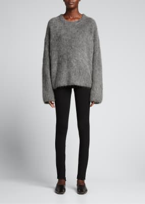 Boxy Alpaca Knit Sweater