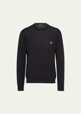 Men's Superfine Wool Crew Sweater