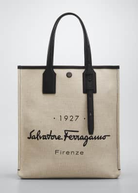 Men's 1927 Logo Canvas Tote Bag