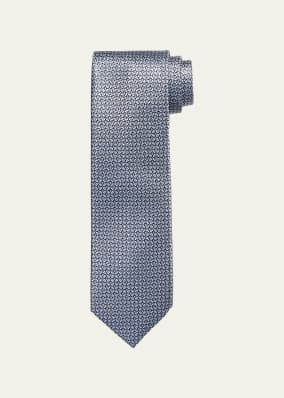 Men's Silk Micro Print Tie