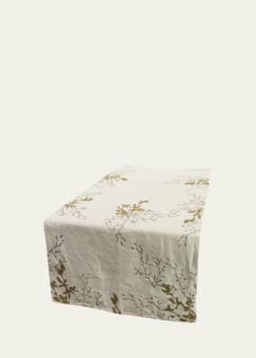 Rami Oro Painted Linen Table Runner, 66