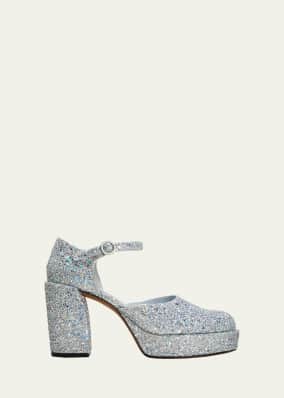Naomi Glitter Mary Jane Pumps