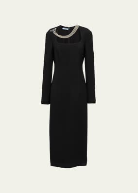 Cady Runway Dress with Detachable Necklace
