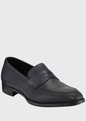Men's Leather Penny Loafers