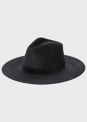 Korin Wide-Brim Wool Fedora