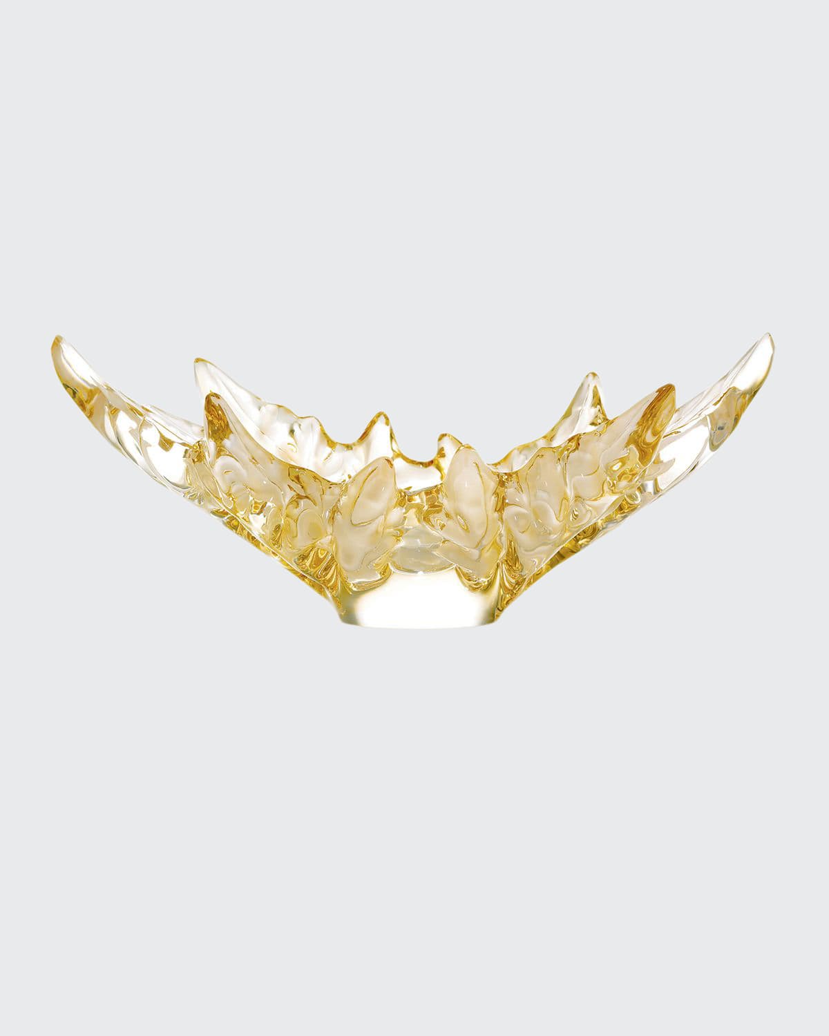 Lalique Champs-elysees Bowl - Gold Lustre