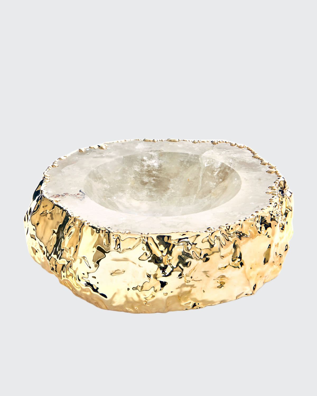 Cascita Crystal & Gold Bowl