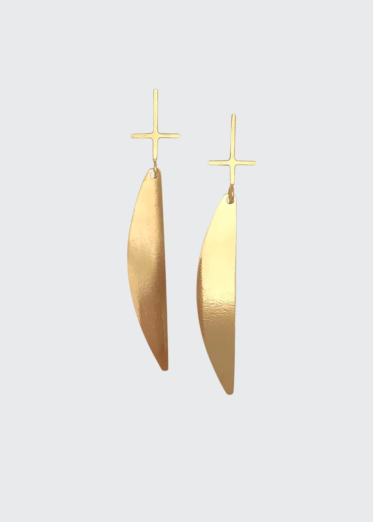 Stav Dangle Earrings in Gold