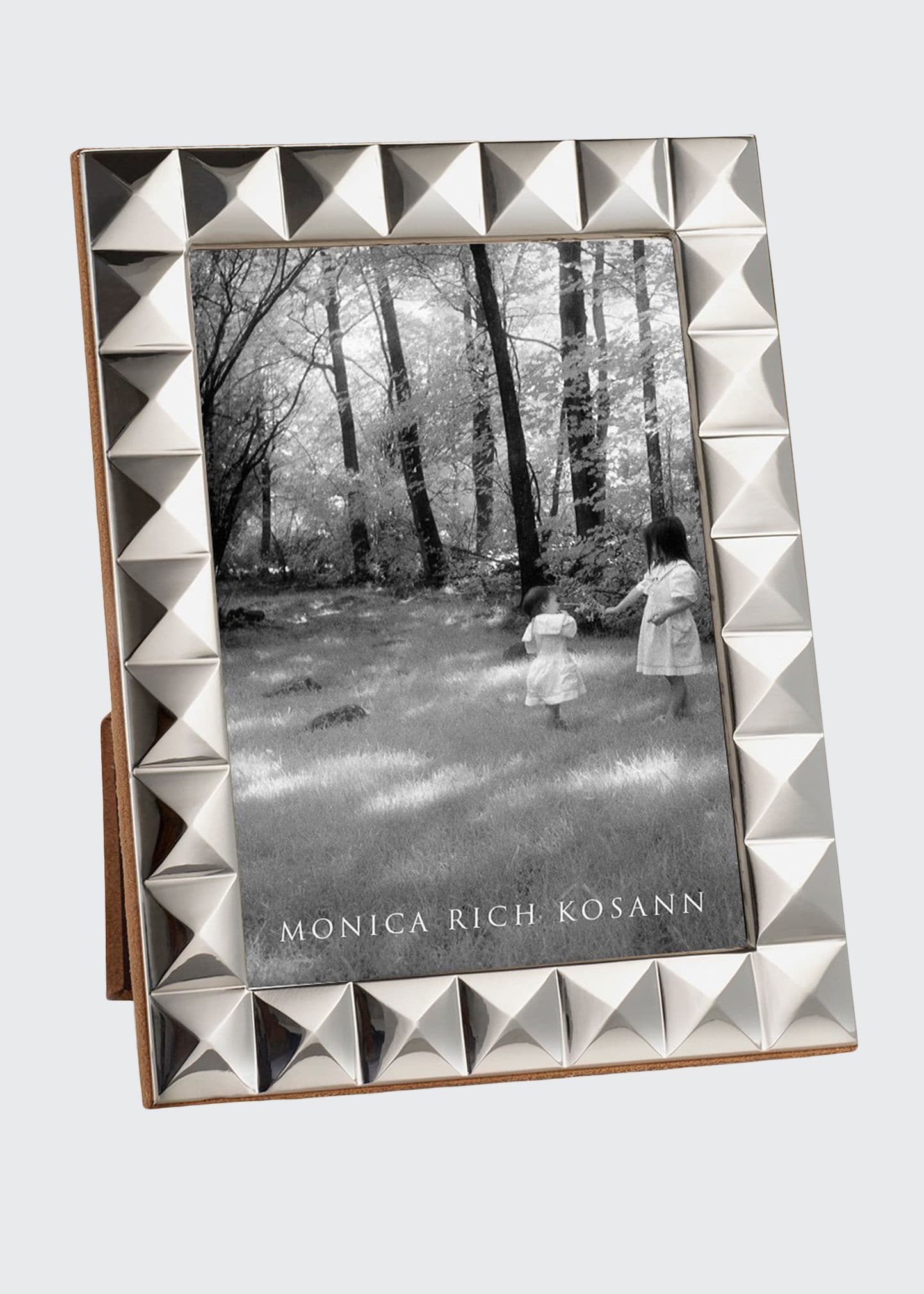 Monica Rich Kosann Pyramid Photo Frame, 5" X 7" In Multi