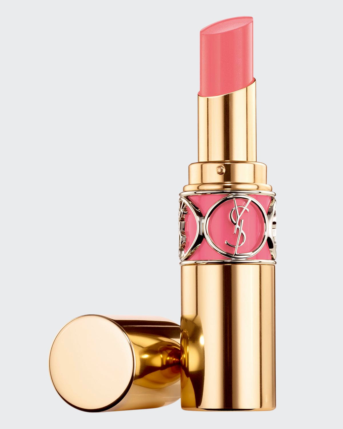 Saint Laurent Rouge Volupte Shine Lipstick, Oil In Stick In 14 Corail Touch