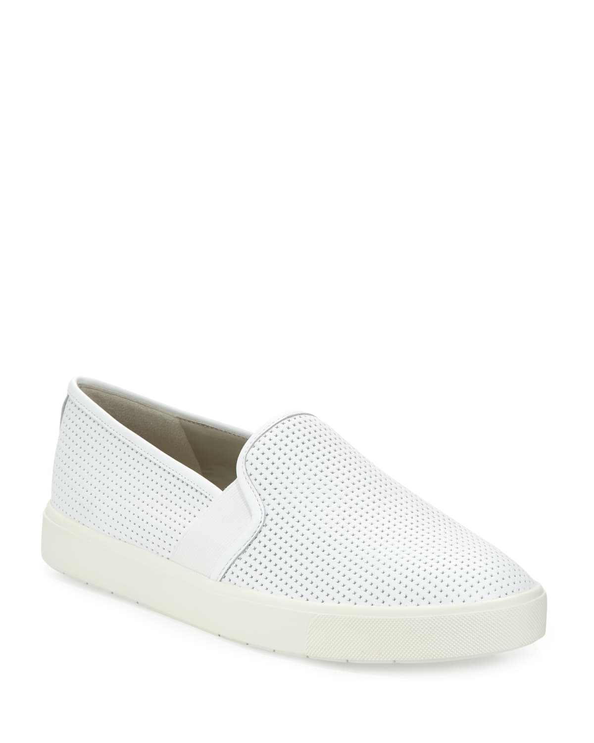 Vince Blair Perforated Slip-On Sneaker, Woodsmoke