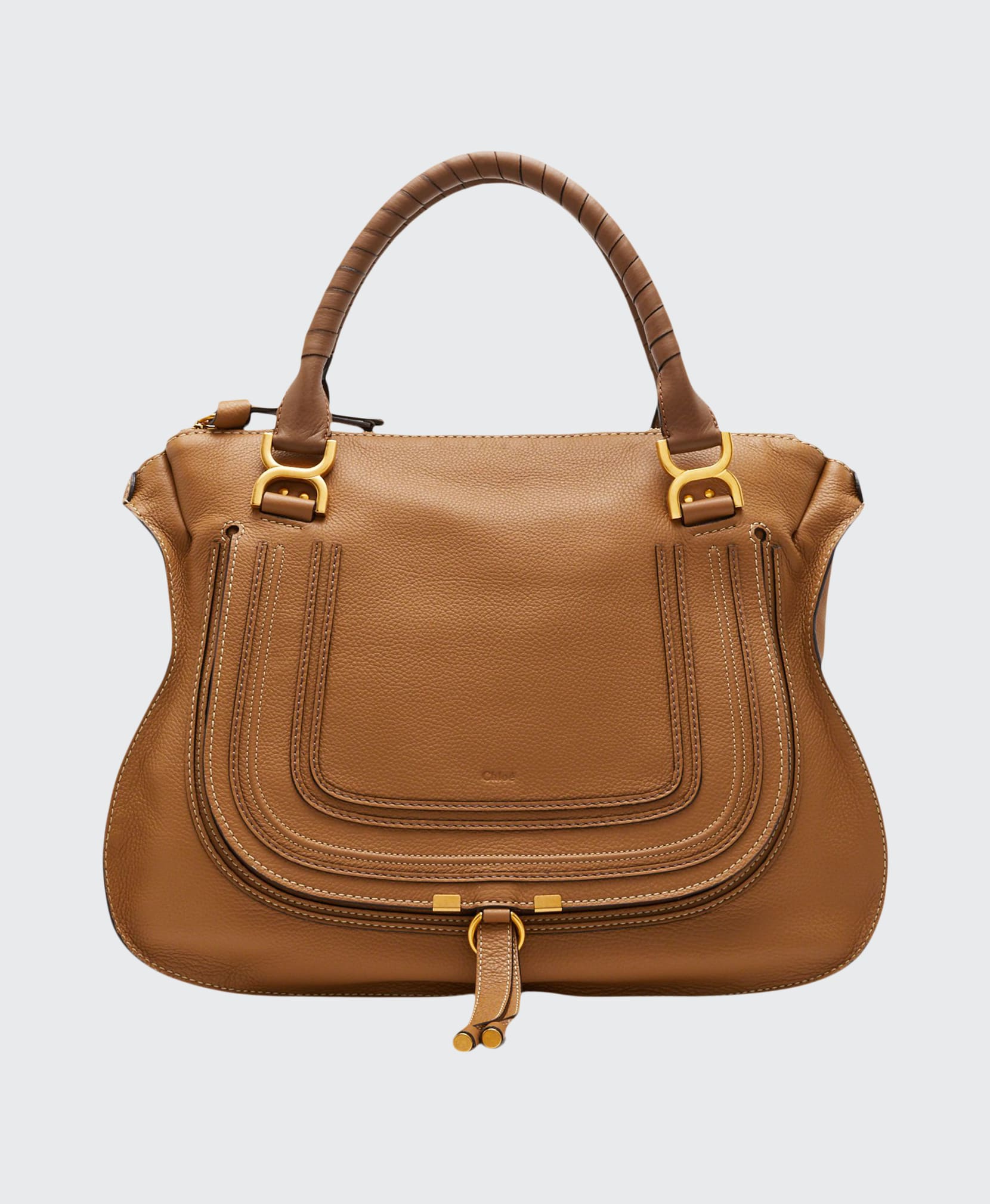 Chloe marcie large hot sale leather satchel bag