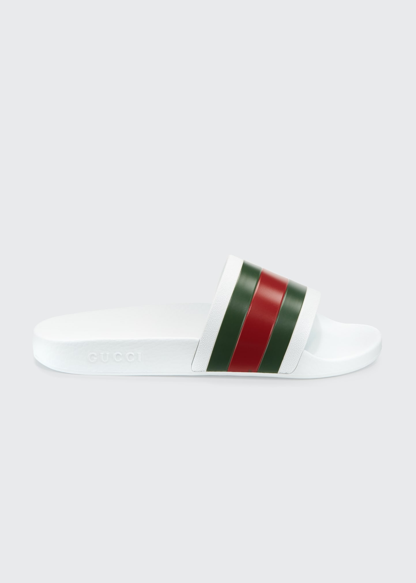 Gucci Pursuit '72 Rubber Slide Sandal, Black