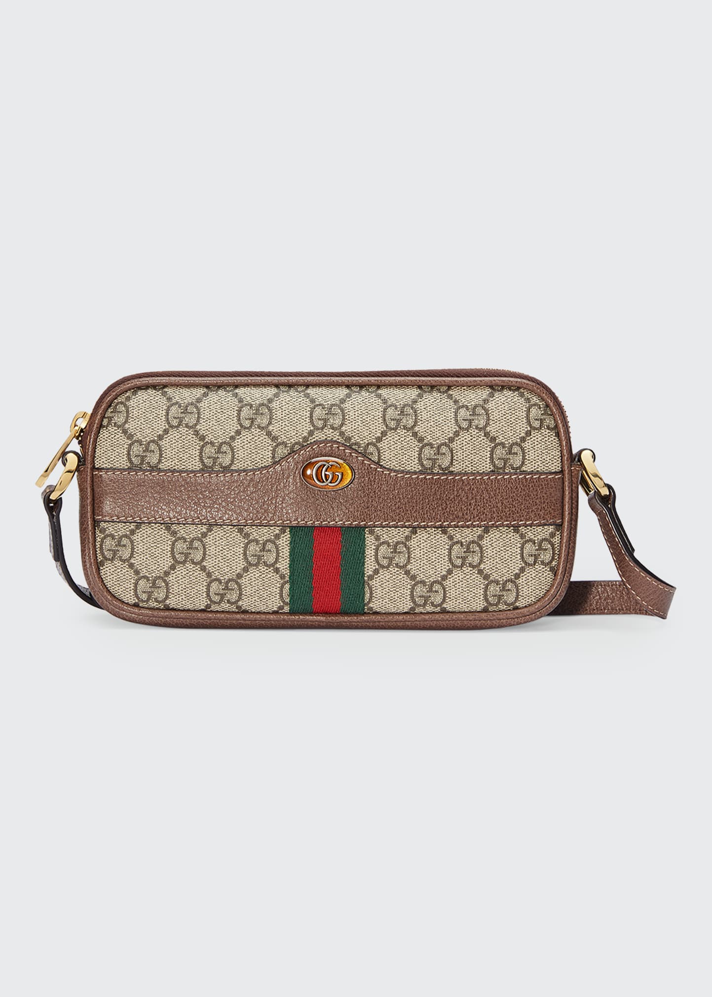 Gucci Mini Ophidia Gg Supreme Canvas Crossbody Bag In 8745 Gg Beige | ModeSens