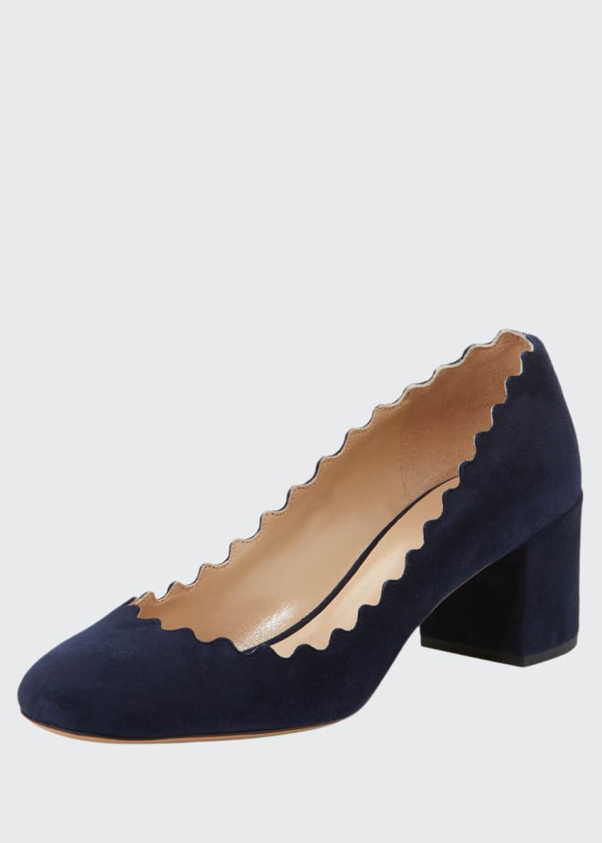 Chloe scalloped pump discount