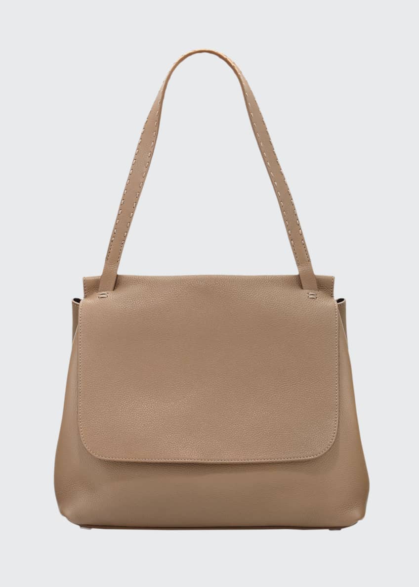 THE ROW Sidekick Fine Grain Leather Shoulder Bag Bergdorf Goodman