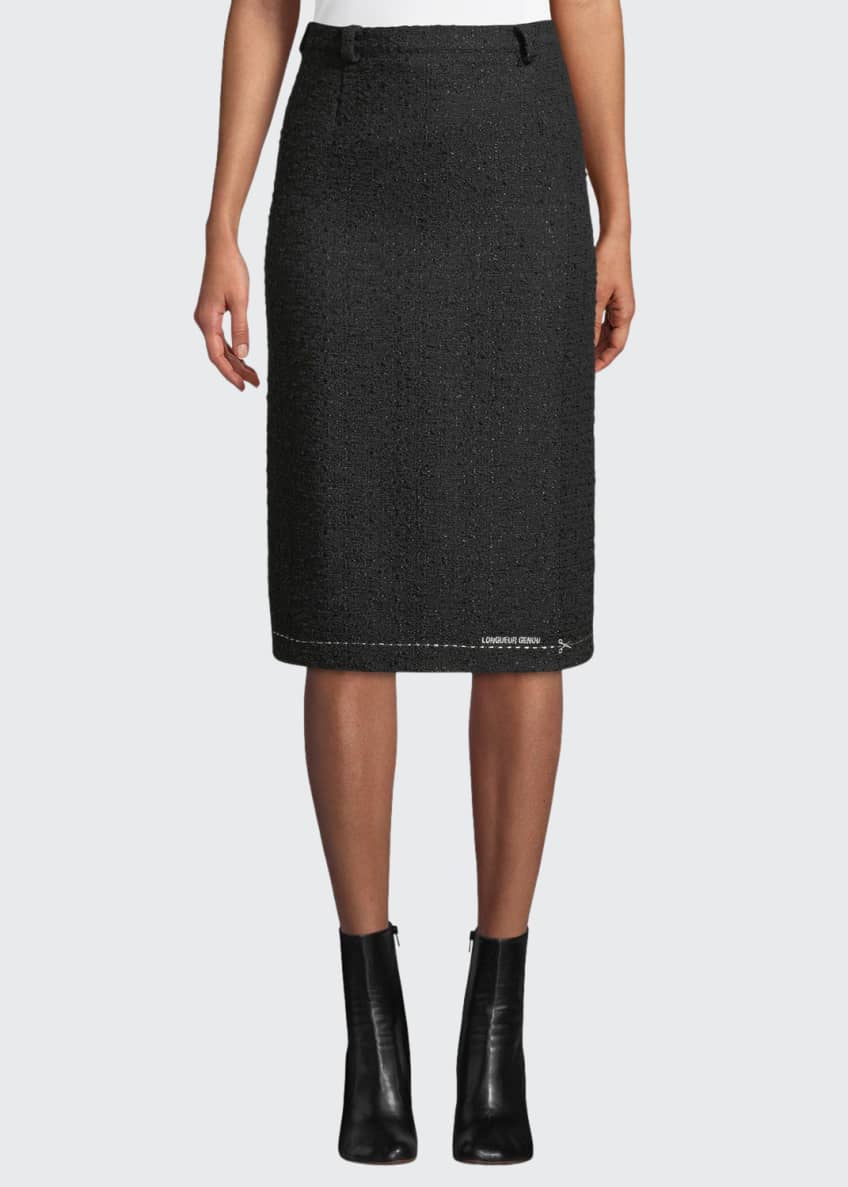 今週限定特価‼️vetements logo knit skirt | ajmalstud.com