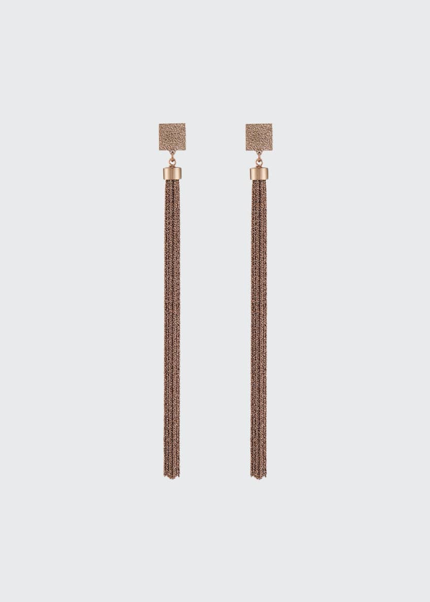 Brunello Cucinelli Monili Shoulder-Duster Earrings Image 1 of 2