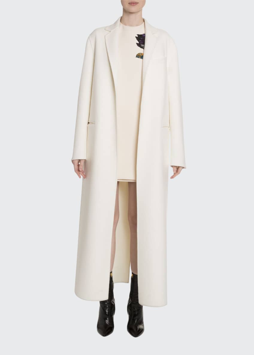 Valentino Wool Cashmere Floor Length Coat And Matching Items