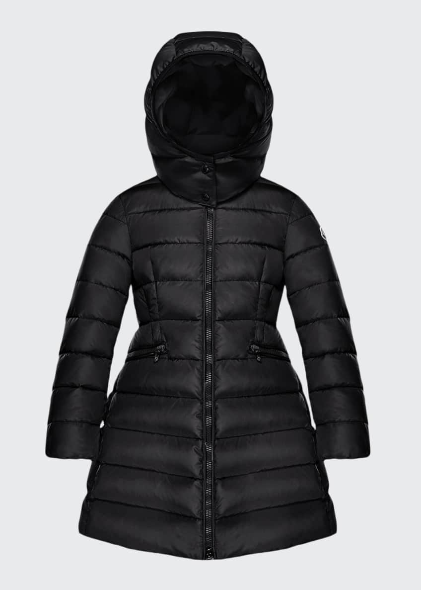 Charpal Long Puffer Coat with Detachable Hood Size 8 14