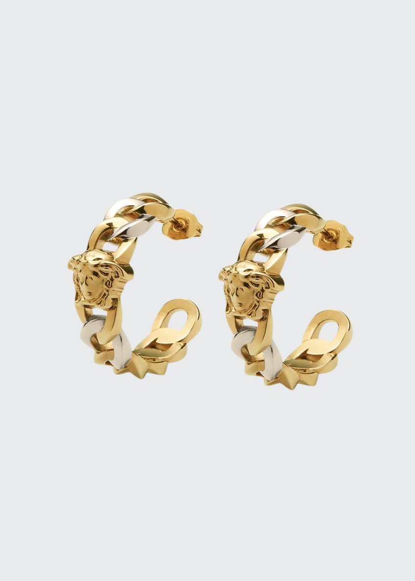 versace hoop earrings medusa