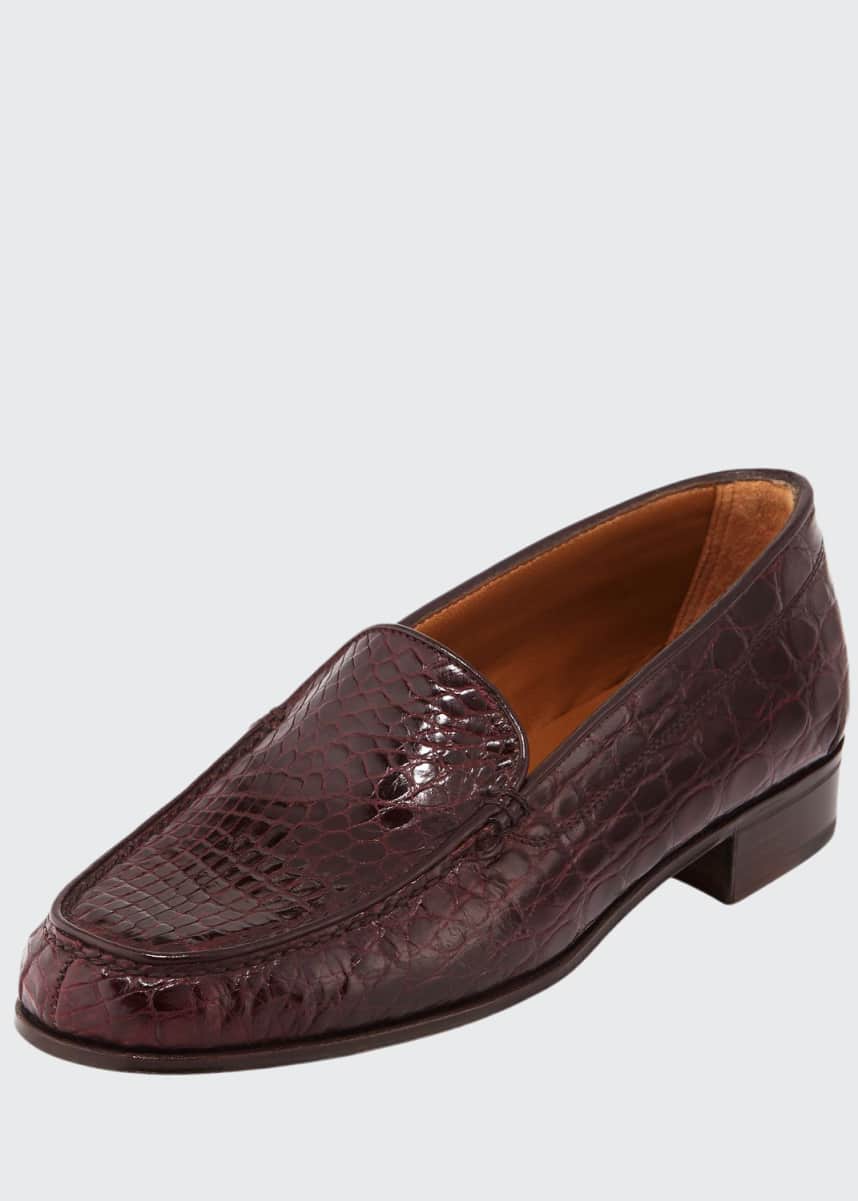 gravati crocodile loafers