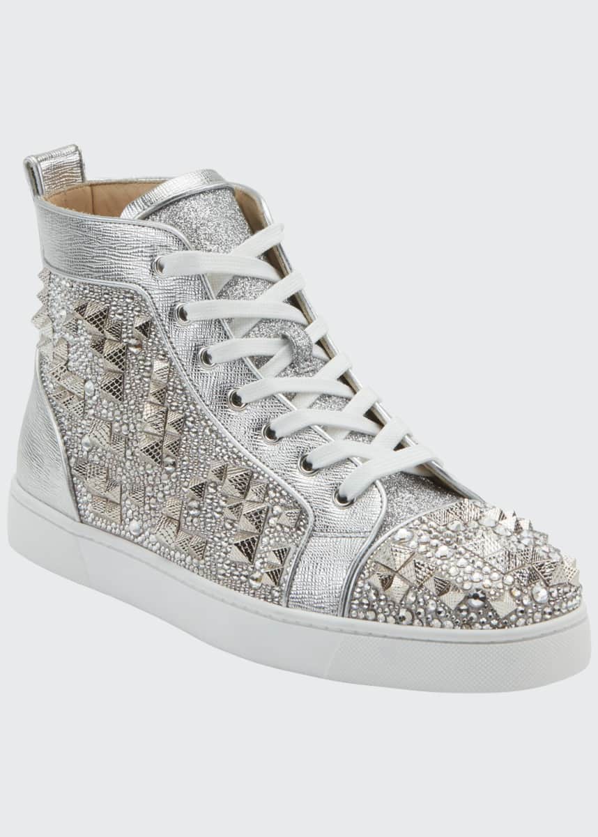 christian louboutin black shoes mens