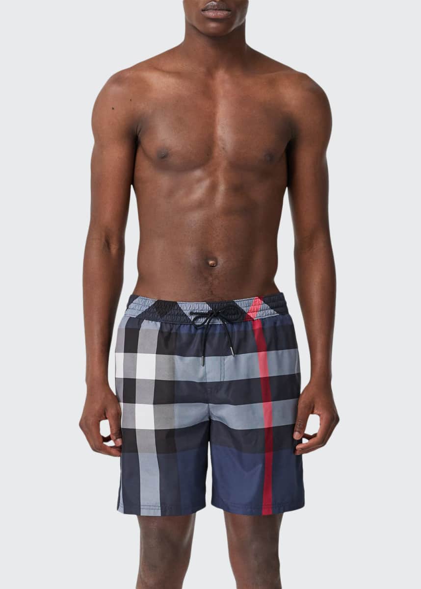 mens fashion swim trunks