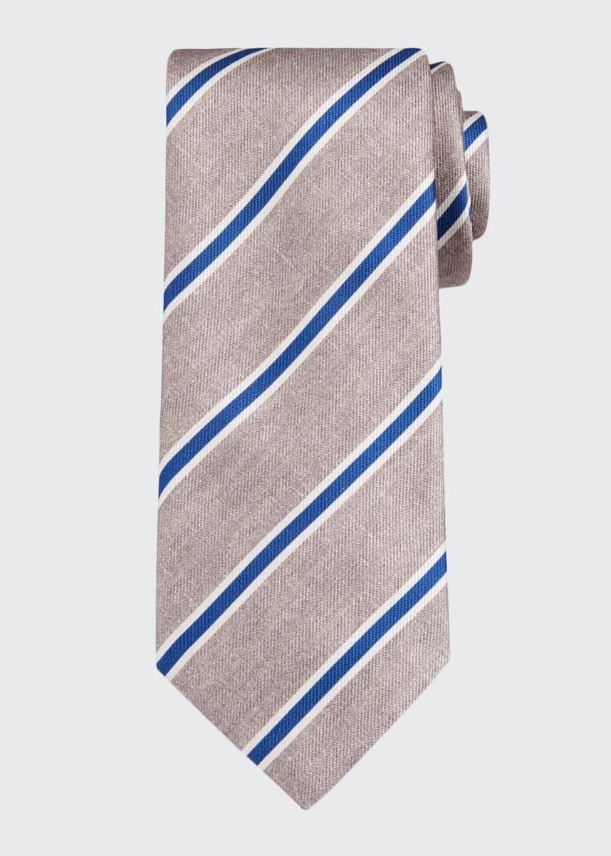 Brioni Ties : Silk & Printed Ties at Bergdorf Goodman