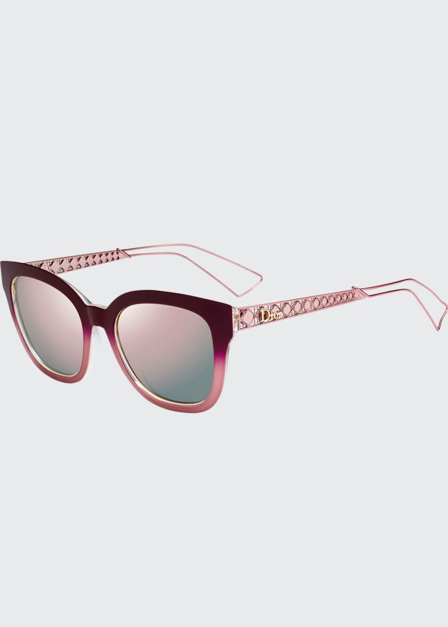 Image 1 of 1: Diorama Caged Monochromatic Sunglasses