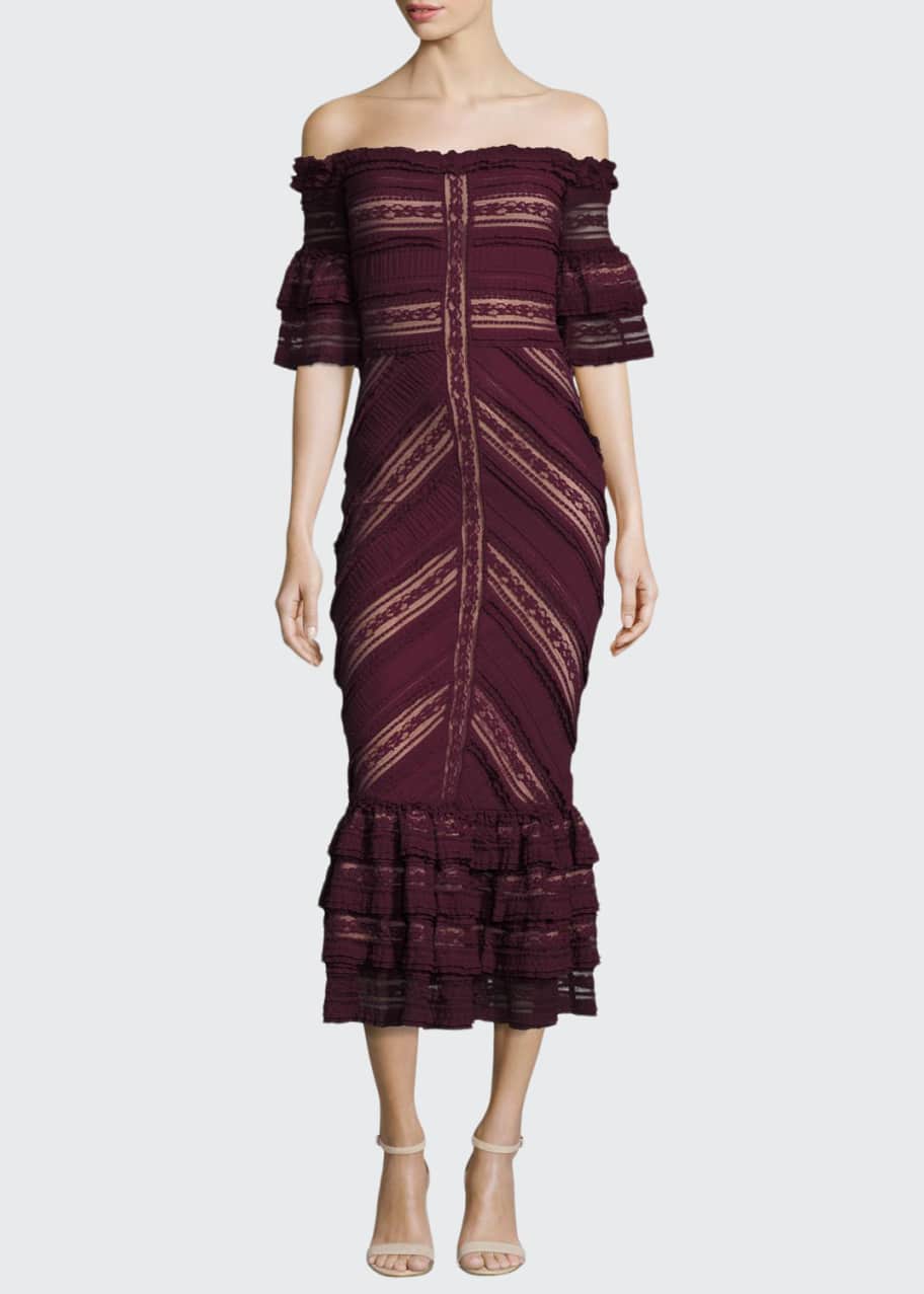 Cinq a top sept lace dress