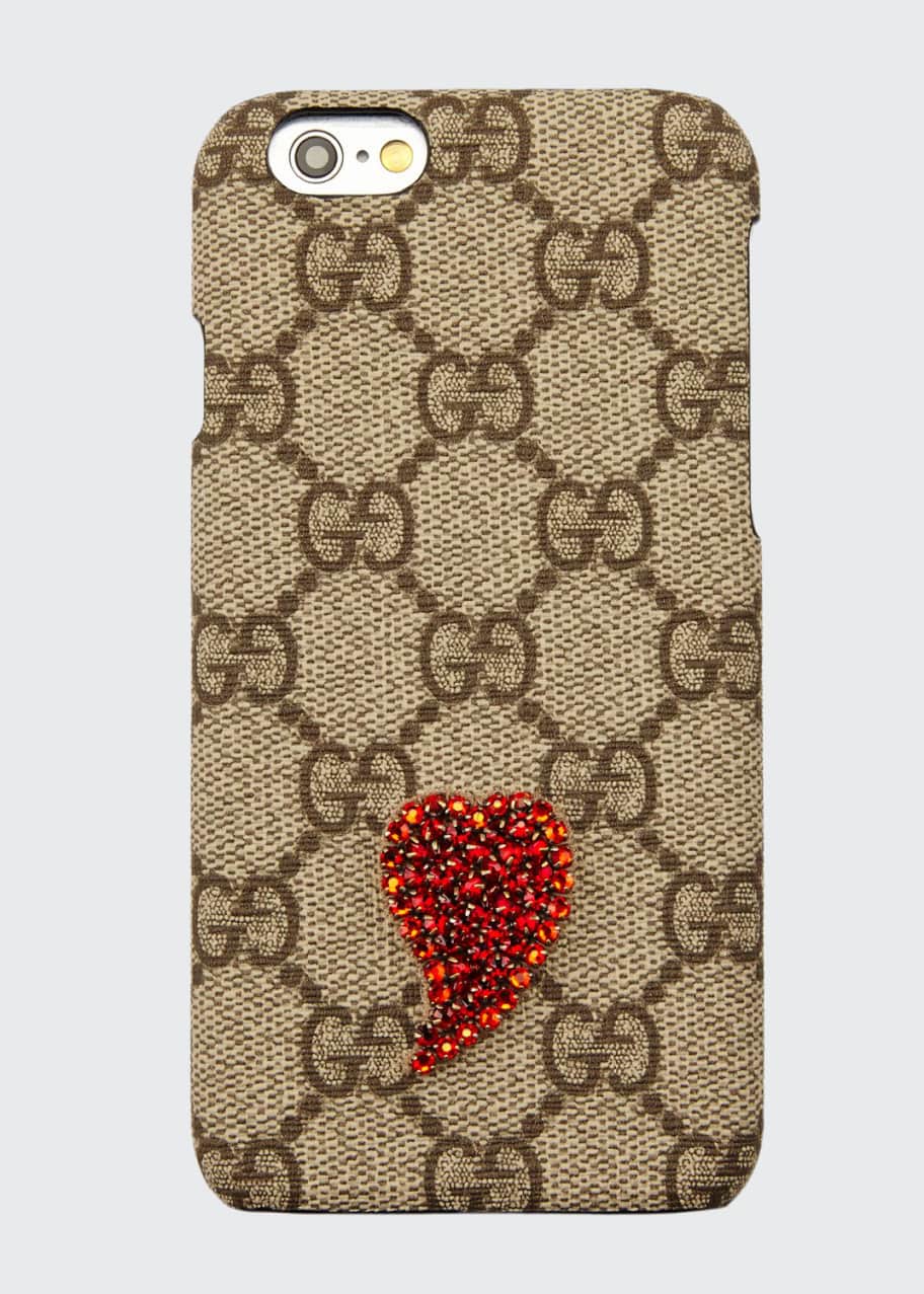 Produktion Optøjer Rug Gucci Beaded GG Supreme iPhone 6s/6s Plus Case - Bergdorf Goodman